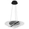 Nuvo Geneva, 18 Inch LED Pendant, Matte Black, Silk Screened Acrylic Lens 62/2025 - alternate 7